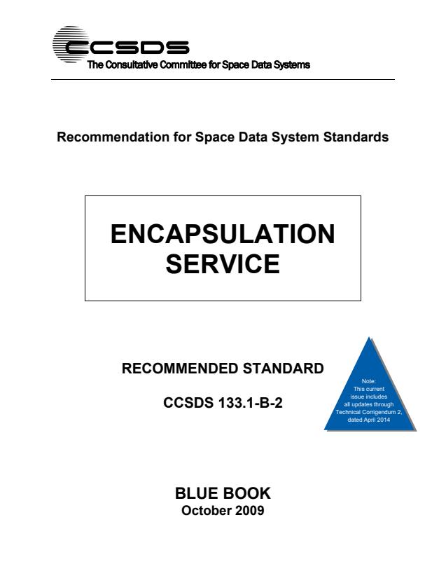 ISO 10537:2016 - Space data and information transfer systems -- Encapsulation service