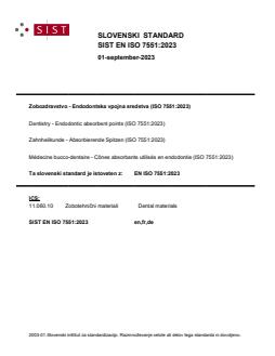 EN ISO 7551:2023 EN ISO 7551:2023 - Page 1 preview