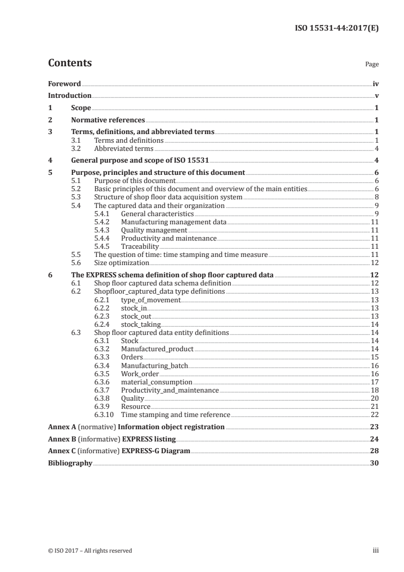ISO 15531-44:2017 ISO 15531-44:2017 - Industrial automation systems and integration — Industrial manufacturing management data — Part 44: Information modelling for shop floor data acquisition
Released:7/26/2017