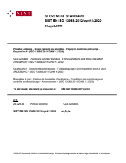 EN ISO 13088:2012/A1:2020 EN ISO 13088:2012/oprA1:2020 - Page 1 preview