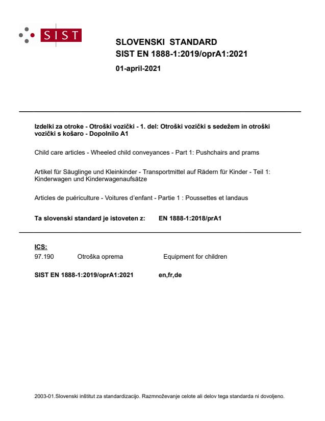 SIST EN 1888-1:2019/oprA1:2021 - BARVE na PDF-str 11