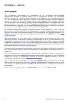ISO/IEC TS 17021-10:2018 - Évaluation de la conformité — Exigences pour les organismes procédant à l'audit et à la certification des systèmes de management — Partie 10: Exigences de compétence pour l'audit et la certification des systèmes de management de la santé et de la sécurité au travail
Released:9/7/2018 - Page 4 preview