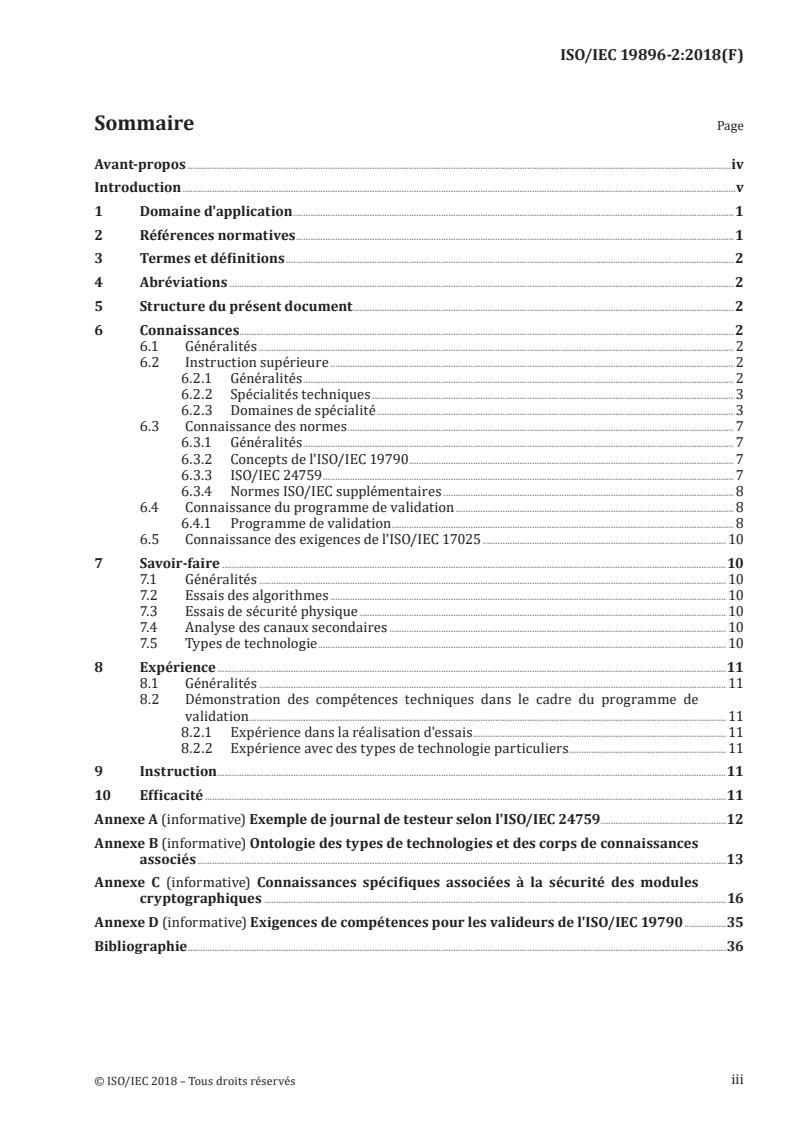 ISO/IEC 19896-2:2018 - Techniques de sécurité IT — Exigences de compétence pour les testeurs et les évaluateurs en matière de sécurité de l’information — Partie 2: Exigences en matière de connaissances, de compétences et d'efficacité pour les testeurs de l'ISO/IEC 19790
Released:15. 02. 2023
