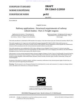 EN 12663-2:2011/oprA1:2021 - Page 3 preview