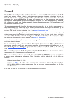 ISO 14713-1:2017 - Zinc coatings — Guidelines and recommendations for the protection against corrosion of iron and steel in structures — Part 1: General principles of design and corrosion resistance
Released:4/13/2017 - Page 4 preview