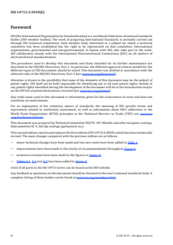 ISO 14713-2:2019 ISO 14713-2:2019 - Zinc coatings — Guidelines and recommendations for the protection against corrosion of iron and steel in structures — Part 2: Hot dip galvanizing
Released:10/31/2019 - Page 4 preview