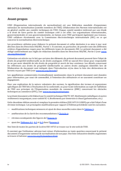 ISO 14713-2:2019 ISO 14713-2:2019 - Revêtements de zinc — Lignes directrices et recommandations pour la protection contre la corrosion du fer et de l'acier dans les constructions — Partie 2: Galvanisation à chaud
Released:10/31/2019 - Page 4 preview