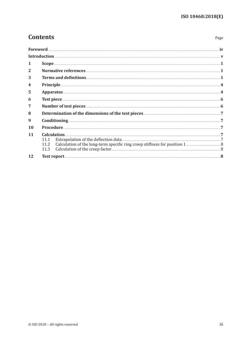 ISO 10468:2018 ISO 10468:2018 - Glass-reinforced thermosetting plastics (GRP) pipes — Determination of the ring creep properties under wet or dry conditions
Released:5/3/2018