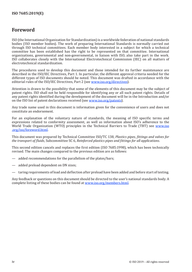 ISO 7685:2019 ISO 7685:2019 - Glass-reinforced thermosetting plastics (GRP) pipes — Determination of initial ring stiffness
Released:7/11/2019 - Page 4 preview