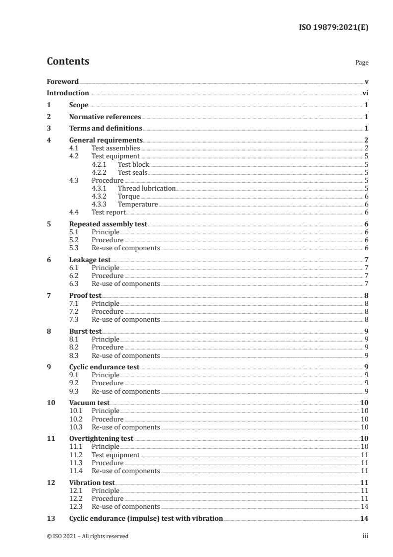 ISO 19879:2021 ISO 19879:2021 - Metallic tube connections for fluid power and general use — Test methods for hydraulic fluid power connections
Released:3/15/2021