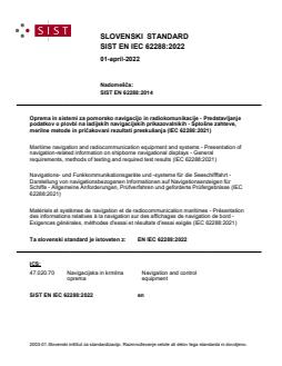 SIST EN IEC 62288:2022 - BARVE - Page 1 preview