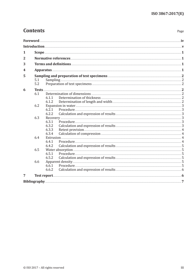 ISO 3867:2017 - Composition cork — Expansion joint fillers — Test methods
Released:7/25/2017