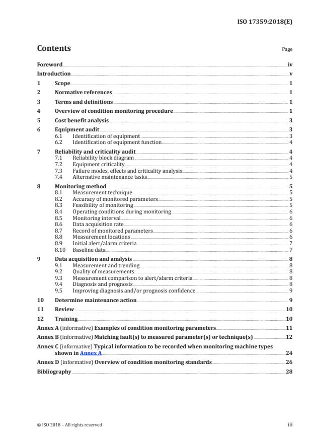 ISO 17359:2018 - Condition monitoring and diagnostics of machines -- General guidelines