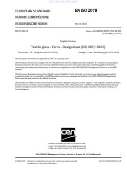 EN ISO 2078:2022 - Page 3 preview