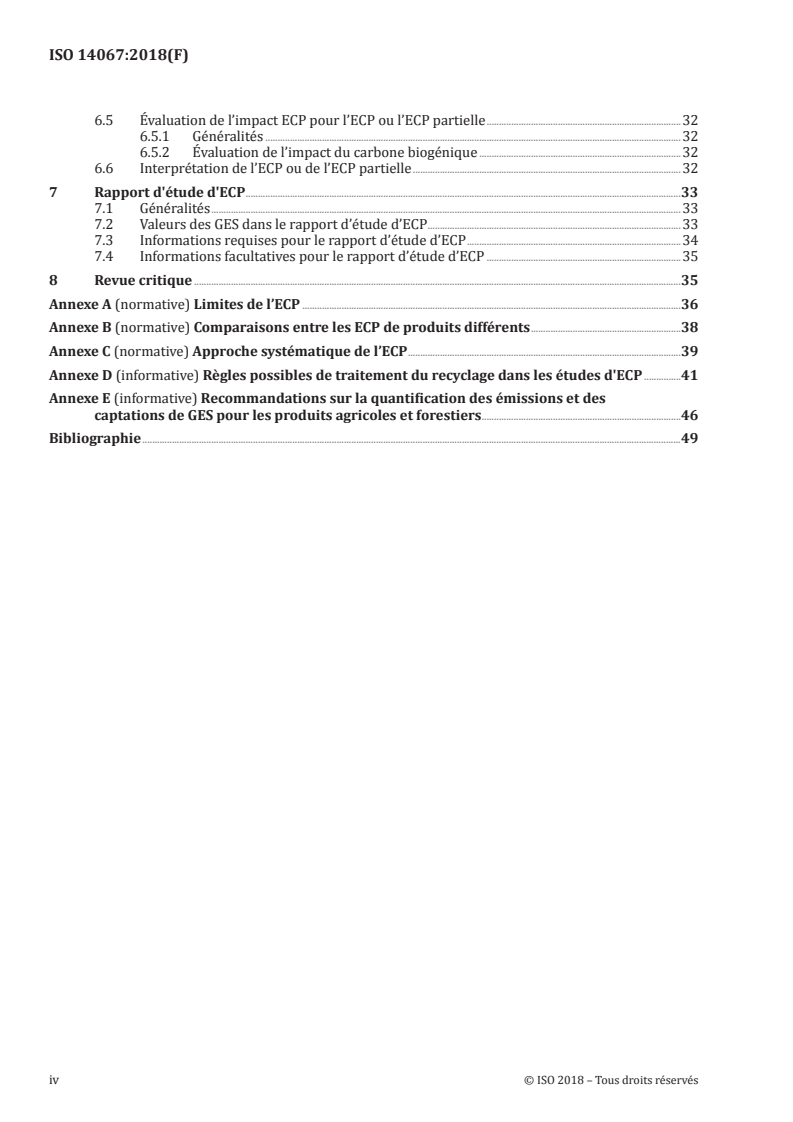 ISO 14067:2018 ISO 14067:2018 - Gaz à effet de serre — Empreinte carbone des produits — Exigences et lignes directrices pour la quantification
Released:8/20/2018 - Page 4 preview