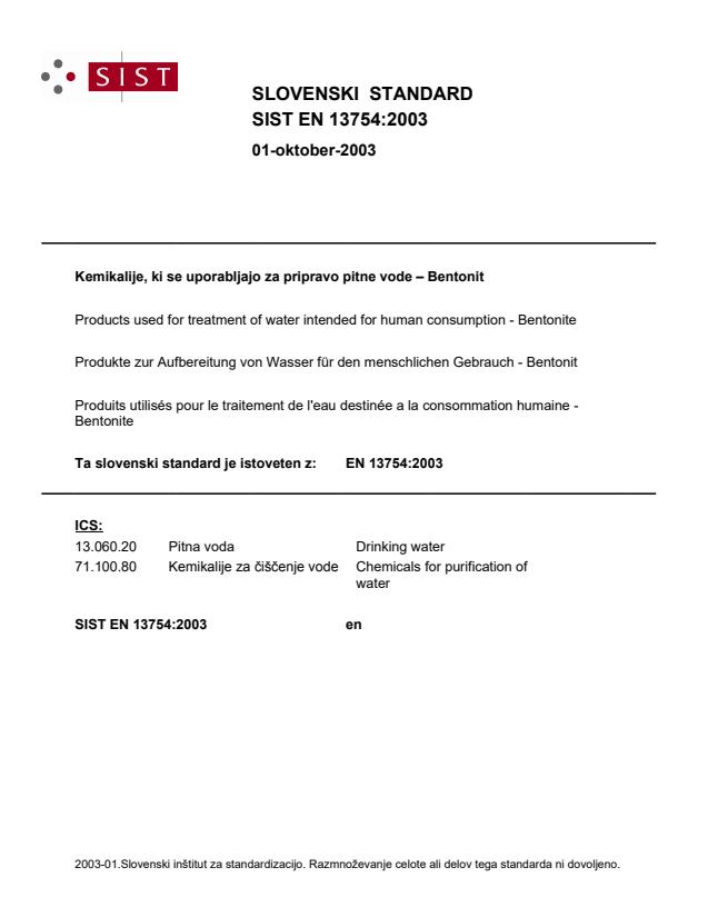 EN 13754:2003