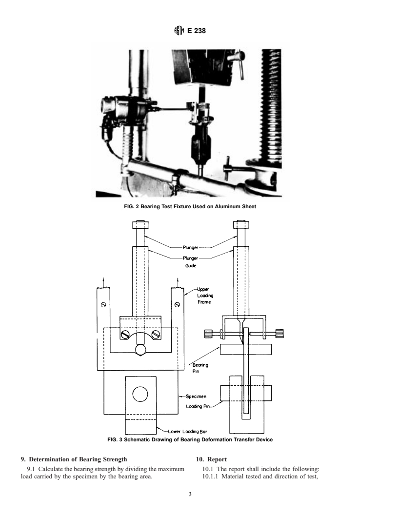 ASTM E238-84(1996) - Standard Test Method for Pin-Type Bearing Test of Metallic Materials