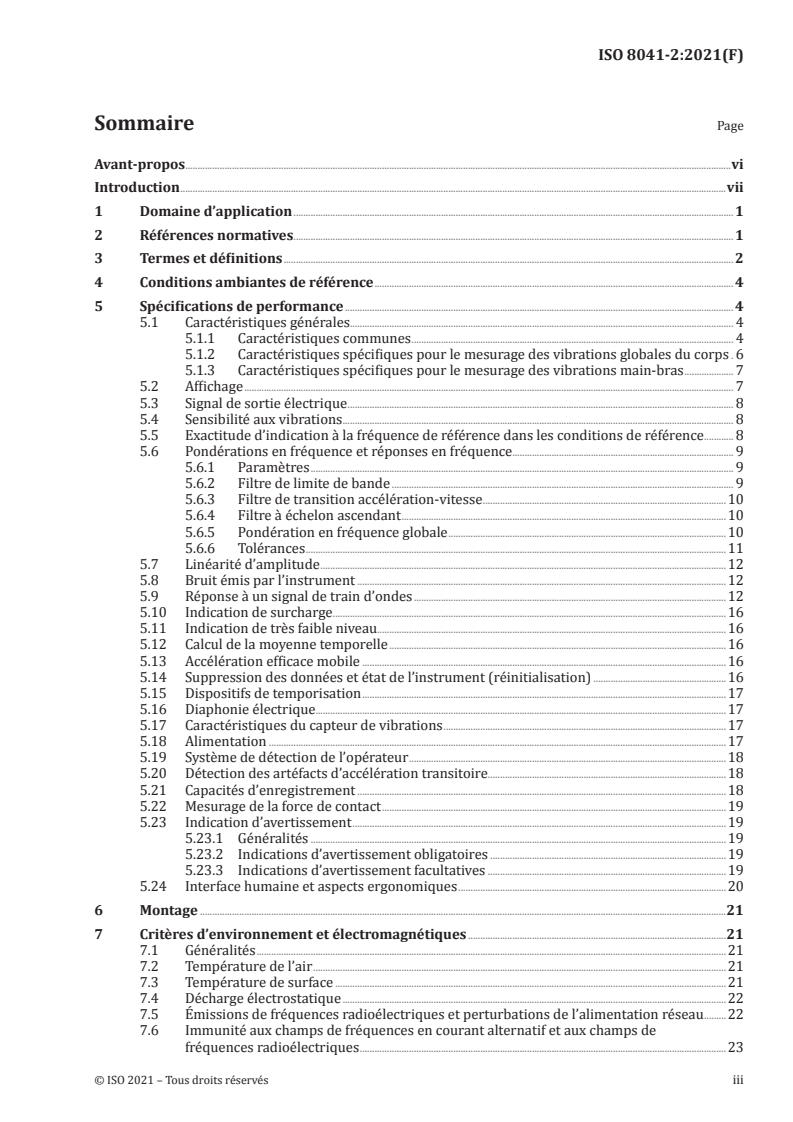 ISO 8041-2:2021 - Réponse des individus aux vibrations — Appareillage de mesure — Partie 2: Instruments de mesure de l'exposition des personnes aux vibrations
Released:5/26/2021