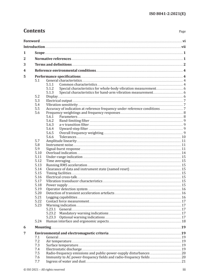 ISO 8041-2:2021 - Human response to vibration — Measuring instrumentation — Part 2: Personal vibration exposure meters
Released:5/26/2021