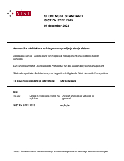 EN 9722:2023 - BARVE - Page 1 preview