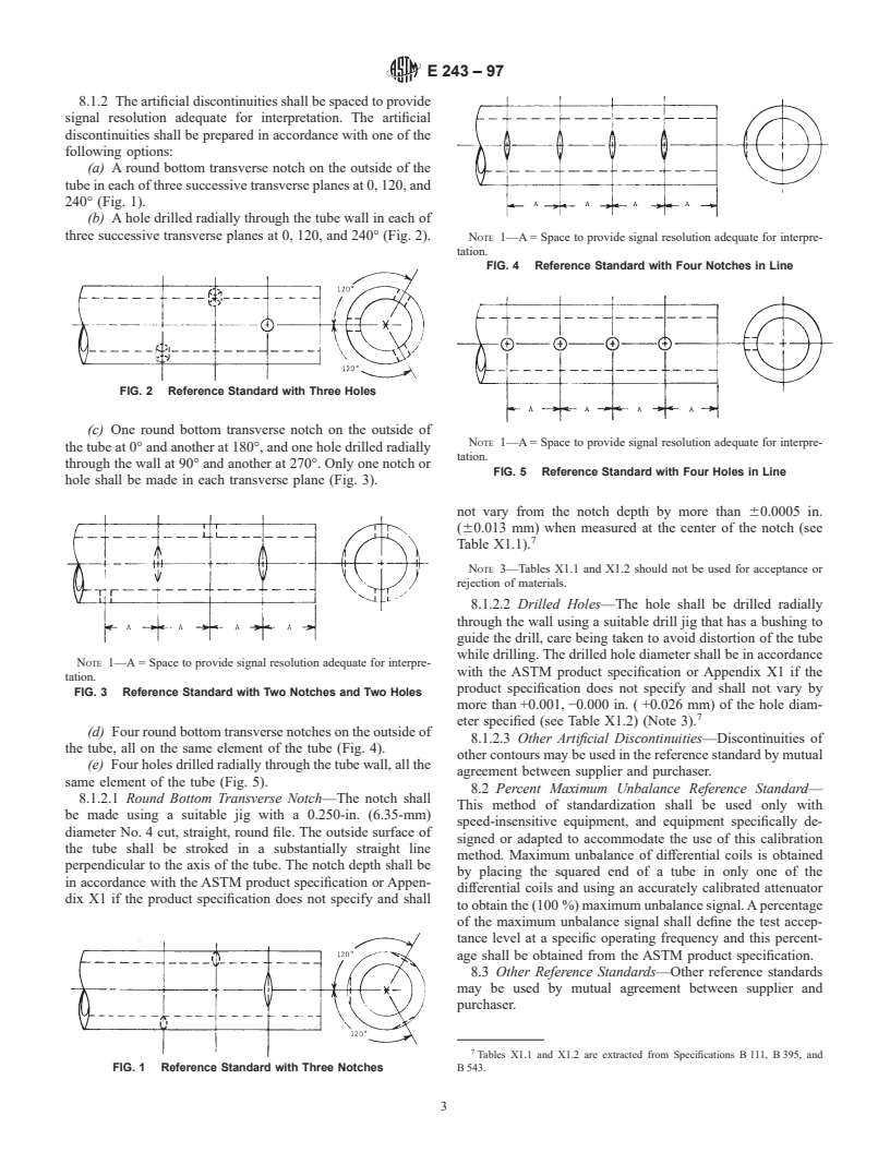 ASTM E243-97 - Standard Practice for Electromagnetic (Eddy-Current) Examination of Copper and Copper-Alloy Tubes