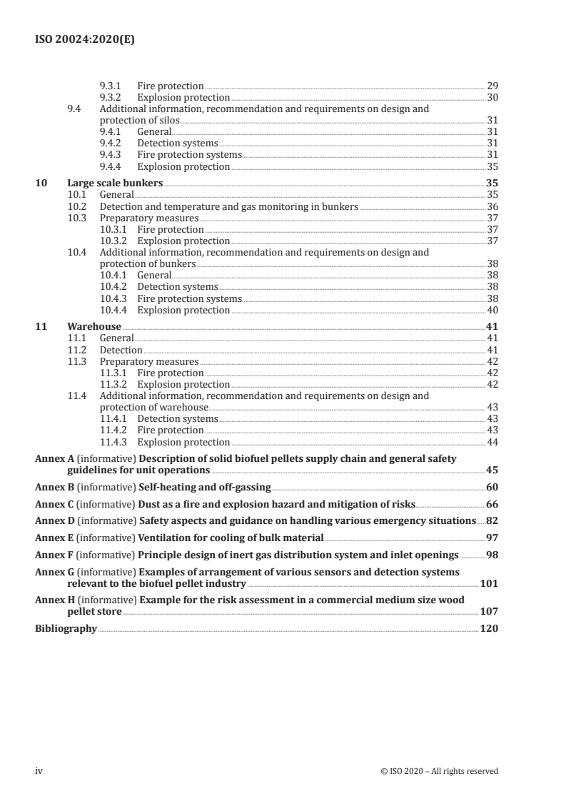 ISO 20024:2020 ISO 20024:2020 - Solid biofuels — Safe handling and storage of solid biofuel pellets in commercial and industrial applications
Released:2/25/2020 - Page 4 preview
