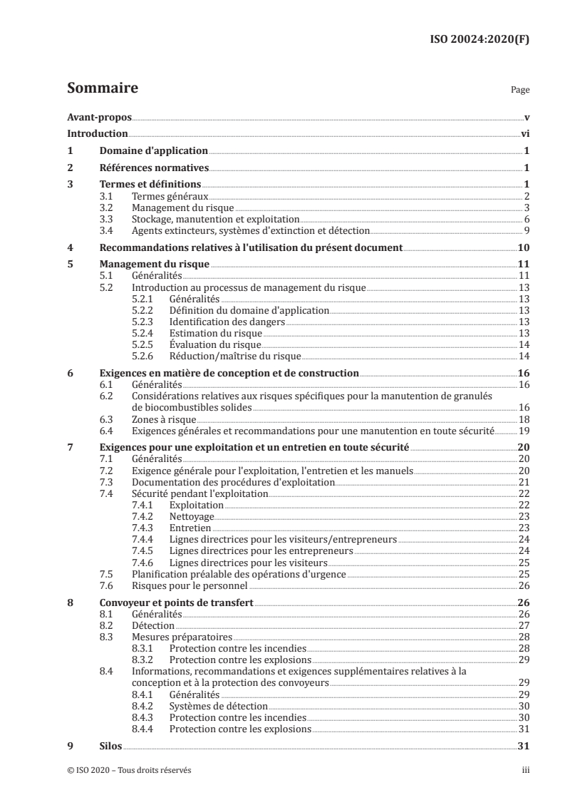 ISO 20024:2020 - Biocombustibles solides — Manutention et stockage en toute sécurité des granulés de biocombustibles solides dans des applications commerciales et industrielles
Released:2/25/2020