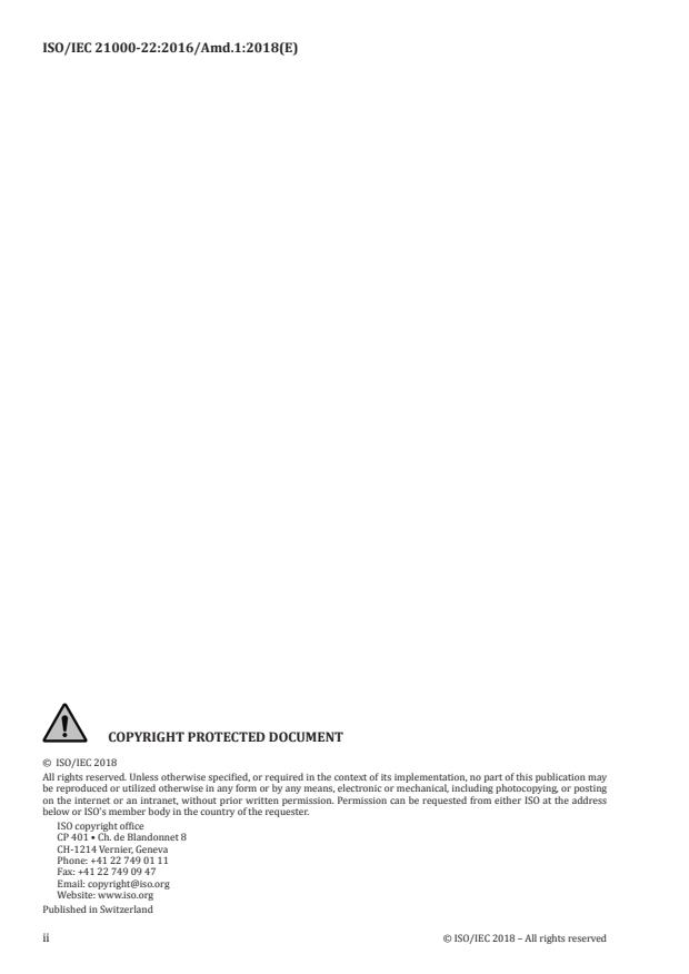 ISO/IEC 21000-22:2016/Amd 1:2018 ISO/IEC 21000-22:2016/Amd 1:2018 - Reference software for MPEG-21 user description - Page 2 preview