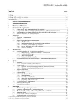 ISO 35001:2019 - Biorisk management for laboratories and other related organisations - Page 3 preview