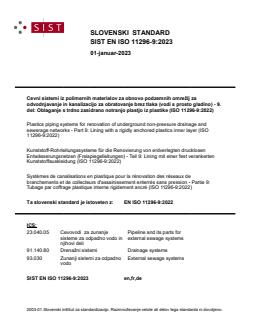 SIST EN ISO 11296-9:2023 - Page 1 preview