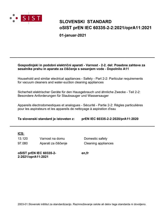 prEN IEC 60335-2-2:2021/oprA11:2021
