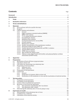 ISO 21702:2019 - Measurement of antiviral activity on plastics and other non-porous surfaces
Released:5/7/2019 - Page 3 preview