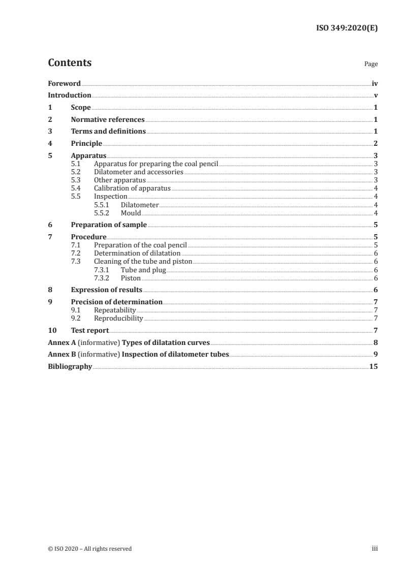 ISO 349:2020 - Hard coal — Audibert-Arnu dilatometer test
Released:1/13/2020