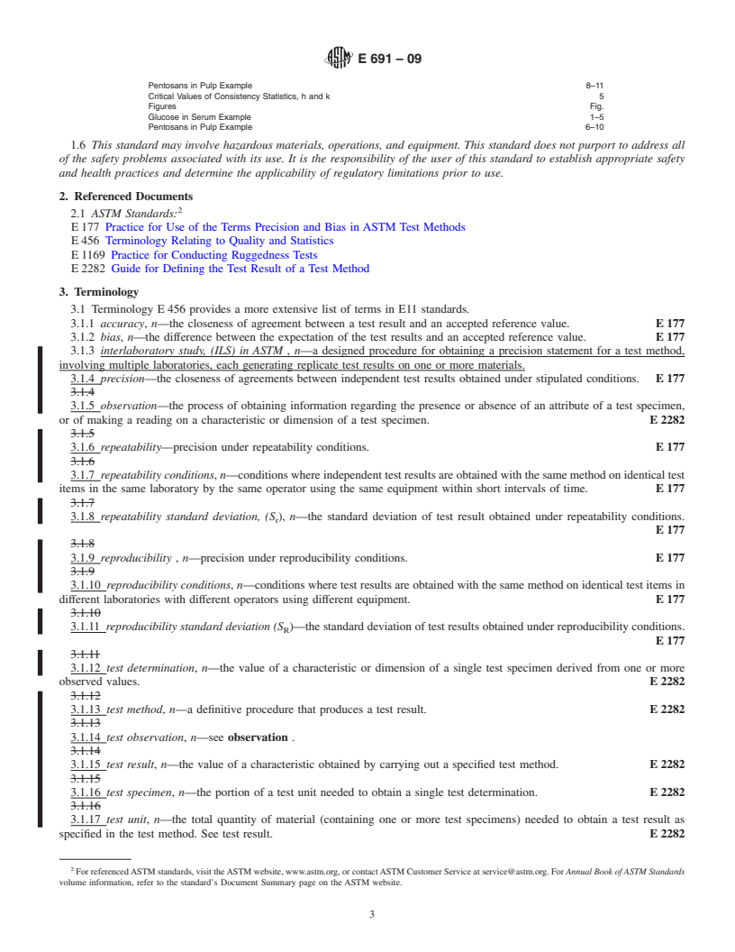 REDLINE ASTM E691-09 - Standard Practice for Conducting an Interlaboratory Study to Determine the Precision of a Test Method