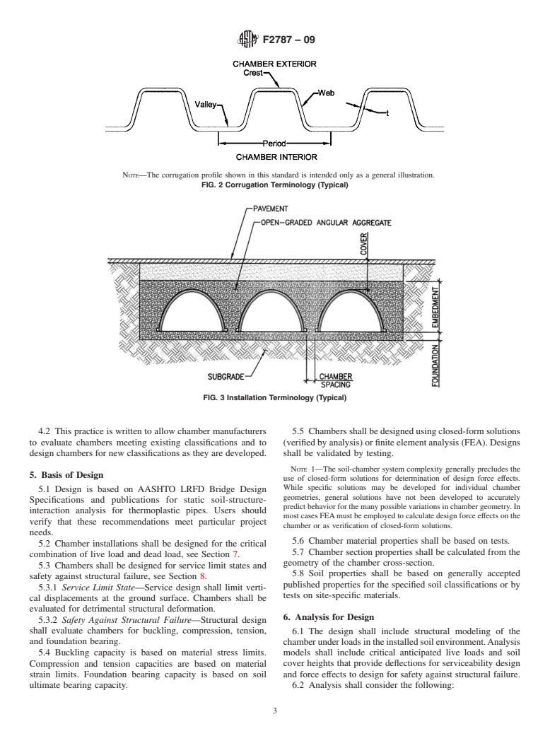 ASTM F2787-09 - Standard Practice for Structural Design of Thermoplastic Corrugated Wall Stormwater Collection Chambers