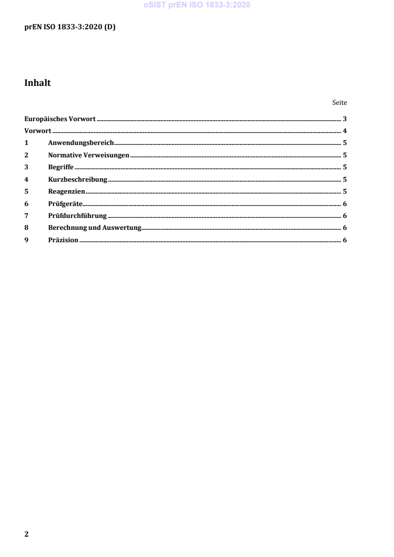 SIST EN ISO 1833-3:2021 oSIST prEN ISO 1833-3:2020 - Page 4 preview