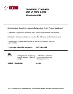 SIST EN 17542-2:2022 - Page 1 preview