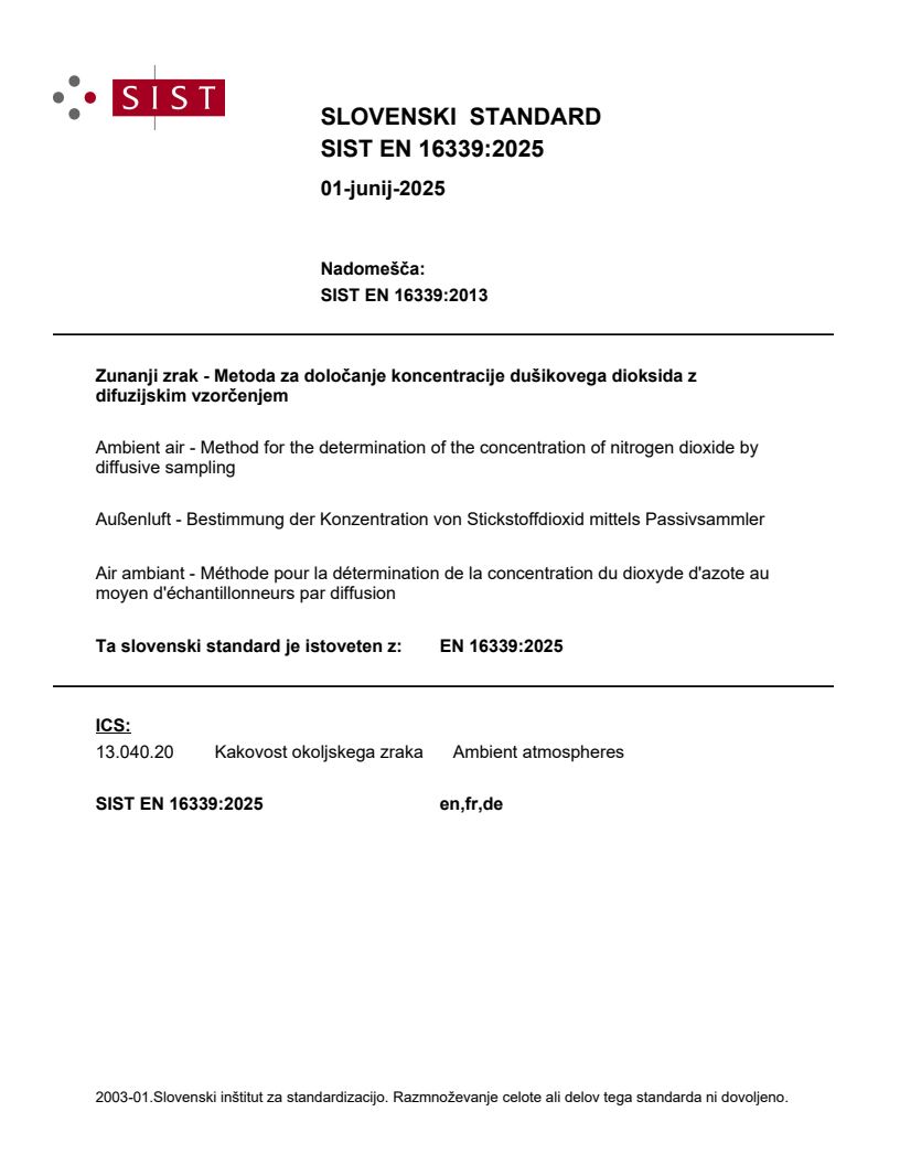 EN 16339:2025 - BARVE