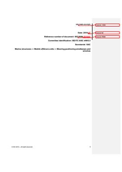 REDLINE ISO 9089:2019 - Marine structures — Mobile offshore units — Mooring positioning windlasses and winches
Released:7/2/2019 - Page 1 preview
