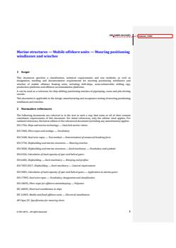 REDLINE ISO 9089:2019 - Marine structures — Mobile offshore units — Mooring positioning windlasses and winches
Released:7/2/2019 - Page 3 preview