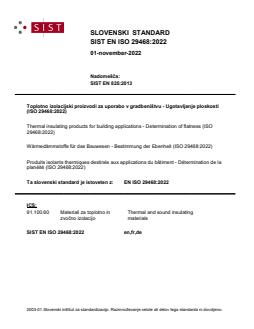 SIST EN ISO 29468:2022 - Page 1 preview