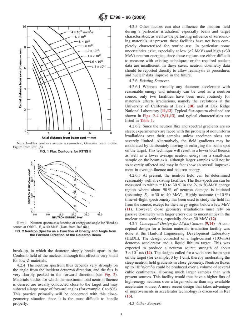 ASTM E798-96(2009) - Standard Practice for Conducting Irradiations at Accelerator-Based Neutron Sources