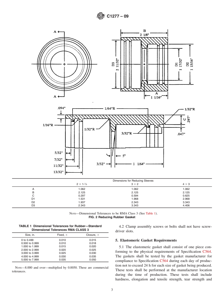 ASTM C1277-09 - Standard Specification for Shielded Couplings Joining Hubless Cast Iron Soil Pipe and Fittings