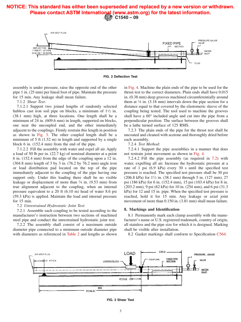 ASTM C1540-09 - Standard Specification for Heavy Duty Shielded Couplings Joining Hubless Cast Iron Soil Pipe and Fittings