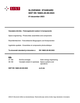 SIST EN 16603-20-08:2023 SIST EN 16603-20-08:2023 - BARVE - Page 1 preview