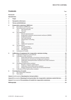 ISO 21755-1:2019 ISO 21755-1:2019 - Motorcycles — Measurement method for evaporative emissions — Part 1: SHED test procedure
Released:7/15/2019 - Page 3 preview