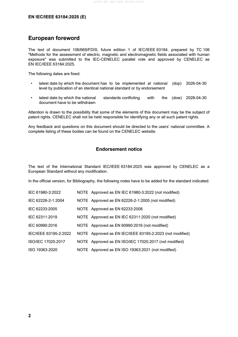 SIST EN IEC/IEE 63184:2025 SIST EN IEC/IEE 63184:2025 - BARVE - Page 4 preview