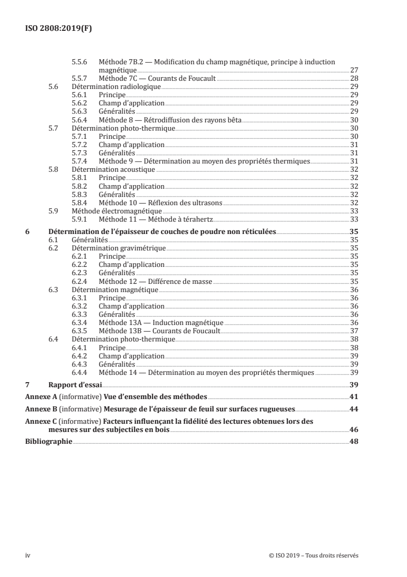 ISO 2808:2019 ISO 2808:2019 - Peintures et vernis — Détermination de l'épaisseur du feuil
Released:7/26/2019 - Page 4 preview