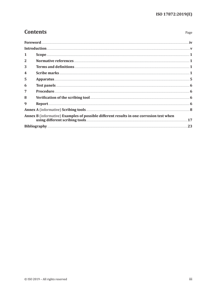 ISO 17872:2019 - Paints and varnishes — Guidelines for the introduction of scribe marks through coatings on metallic panels for corrosion testing
Released:8/9/2019