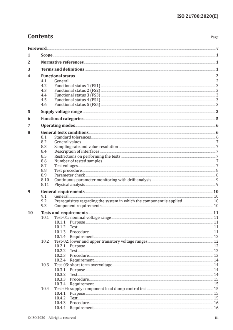 ISO 21780:2020 ISO 21780:2020 - Road vehicles — Supply voltage of 48 V — Electrical requirements and tests
Released:8/3/2020
